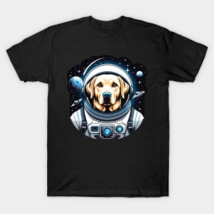 Astronaut Labrador in Space T-Shirt